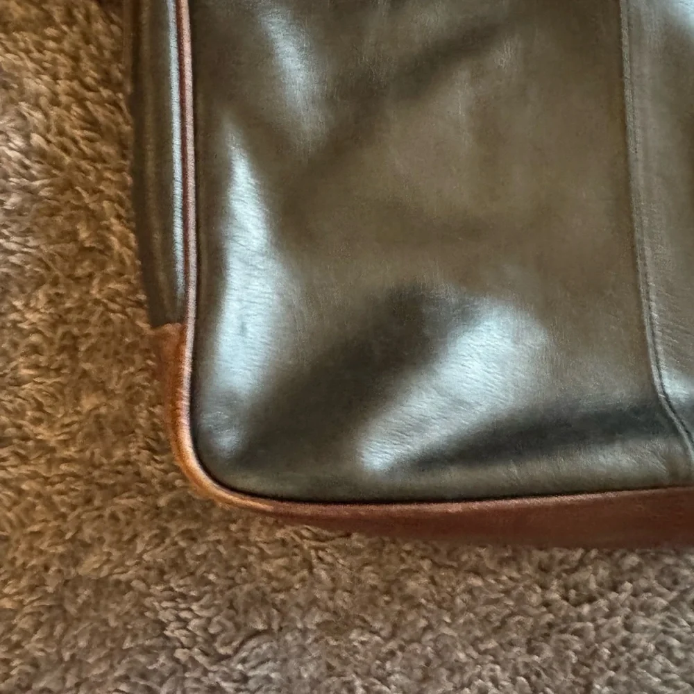 FOSSIL Canyon Commuter Brown Leather Messenger Bag